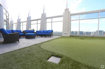 Rooftop Outdoor Terrace with Skyline Views at The Tower on Piedmont, Georgia
